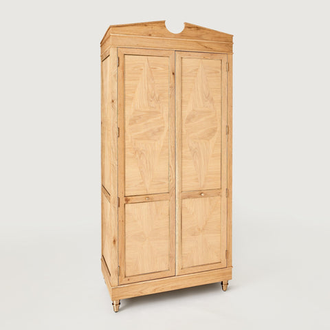 Directoire Traditional Tall Cabinet with Knob