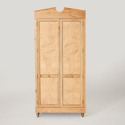 Directoire Traditional Tall Cabinet with Knob