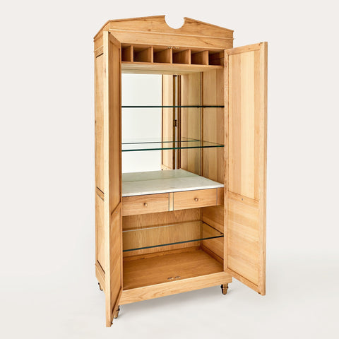 Directoire Traditional Tall Cabinet with Knob