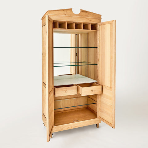 Directoire Traditional Tall Cabinet with Knob