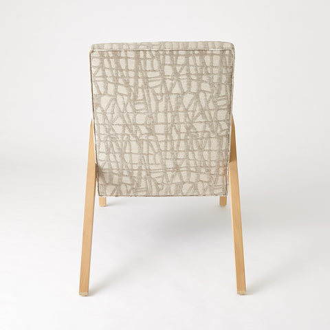 Timeless Minimalist Mid Century Parsons Upholstered Lounge Chair