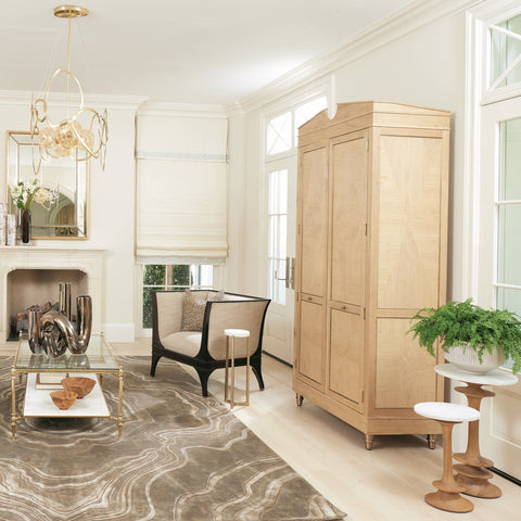 Directoire Traditional Tall Cabinet with Knob