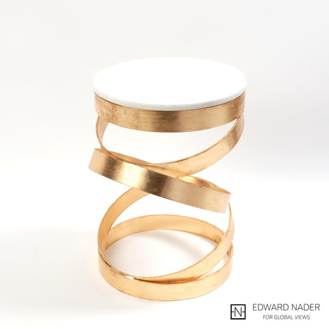 Timeless Minimalist Modern Freeform Marble Center Table