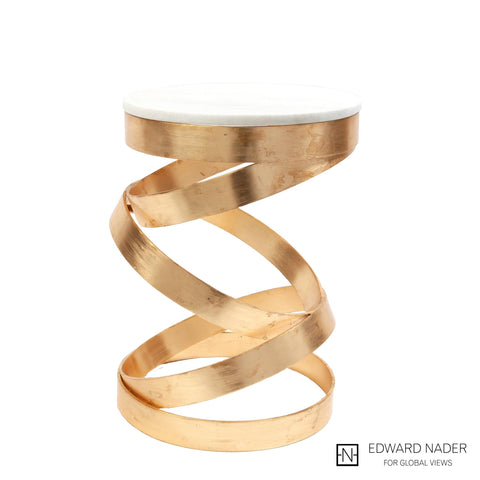 Timeless Minimalist Modern Freeform Marble Center Table