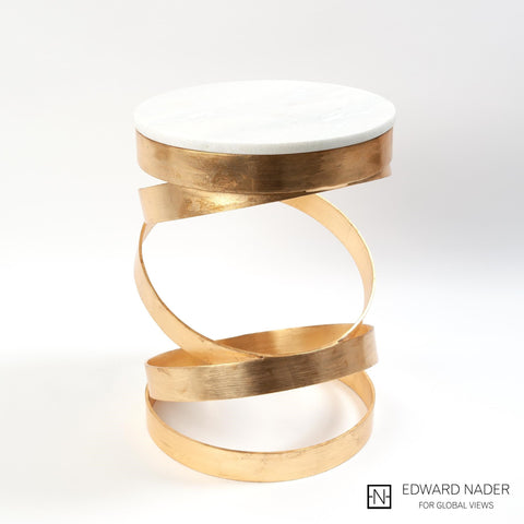 Timeless Minimalist Modern Freeform Marble Center Table