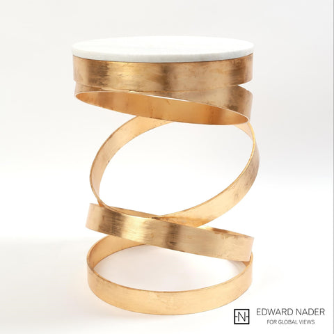 Timeless Minimalist Modern Freeform Marble Center Table