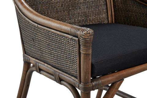 Timeless Minimalist Bohemian Rattan Dining Armchair