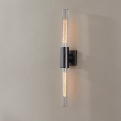 Asher Modern Fluted Stick Accent Sconce Wall Light