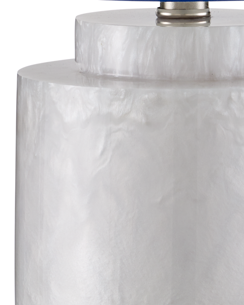 Beryl Accent Modern Column Table Lamp with Contrast Trim