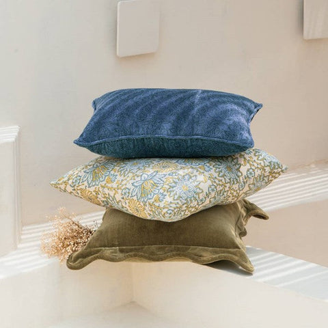 Powered by People Artful Traditionalist Handcrafted Hand Block Print Pillow Cover - 20 x 20