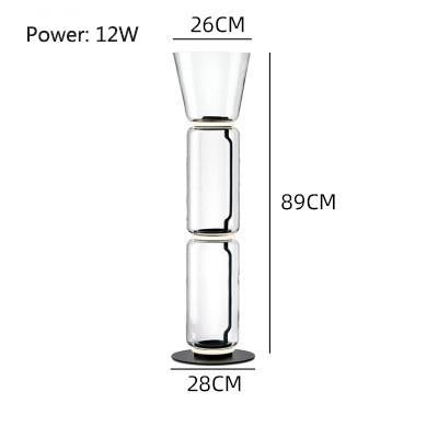 Ambient Node Modern Cylinder Column Floor Lamp