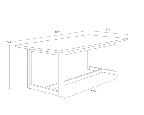 Nature-Driven Modernist Extendable Rectangle Dining Table