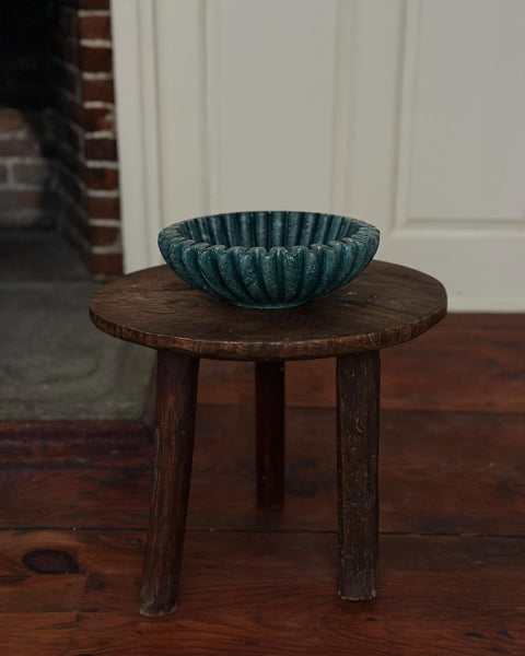 Ruffle Bowl in Emerald
