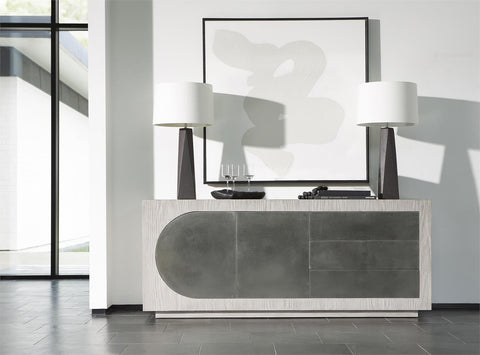Trianon Buffet Cabinet in Brushed Wood for Modern Spaces