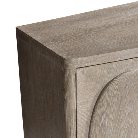 Aventura Washed Oak Buffet Cabinet for Contemporary Spaces