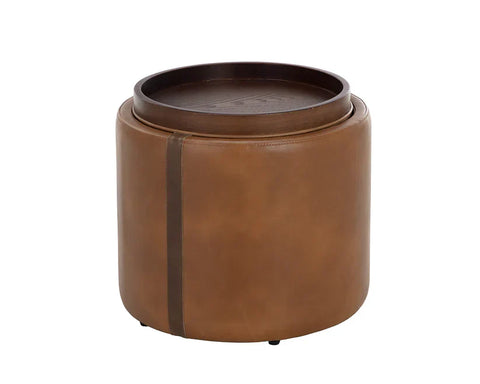 Mid Century Space Saving Storage Ottoman with Removable Cushions