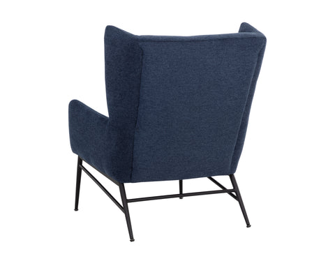 Timeless Minimalist Wingback Upholstered Lounge Chair