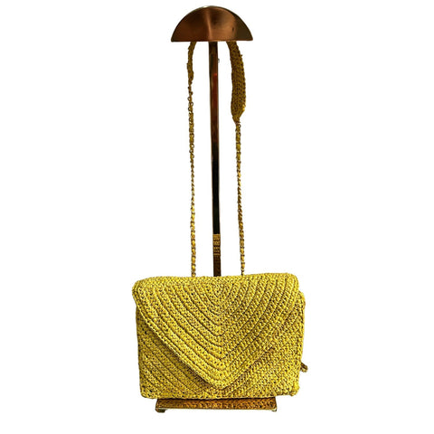 Casual Chevron Handmade Flap Crossbody