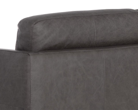 Karmelo Modern Aniline Leather Standard Sofa