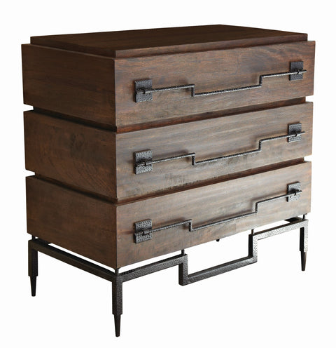 Modern Industrial Accent Chest Drawer Dresser