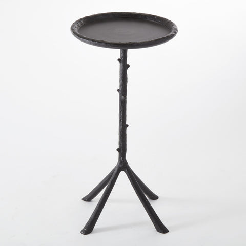 Global Views Timeless Minimalist Organic Round Drink Table