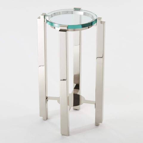 Global Views Space Saving Round Modern Center Table