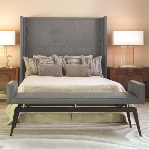 Timeless Minimalist Modern Lounge Bench with Tapered Legs