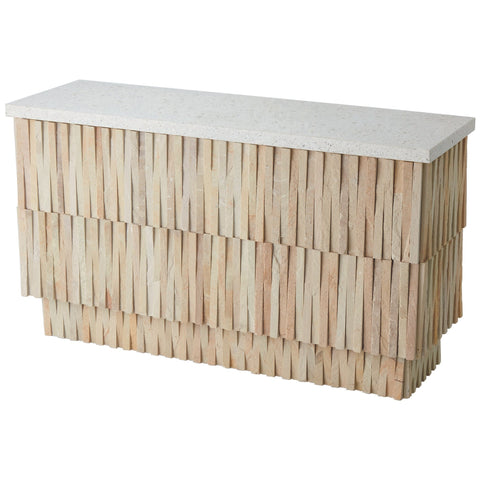 Global Views Timeless Minimalist Entryway Console Contemporary Style