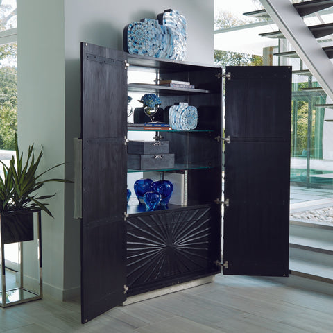 Modern Accent Cabinet with Pull Handles