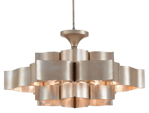Grand Lotus Ambient Contemporary Tiered Chandelier Ceiling Light