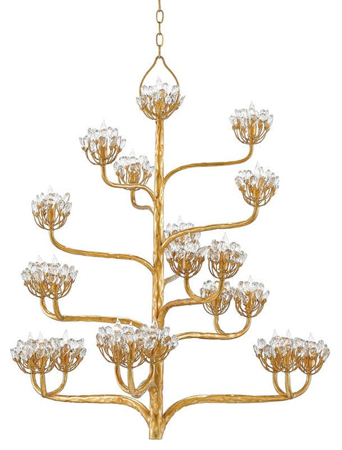 Agavã© Designer Collaboration Candelabra Chandelier with Crystals