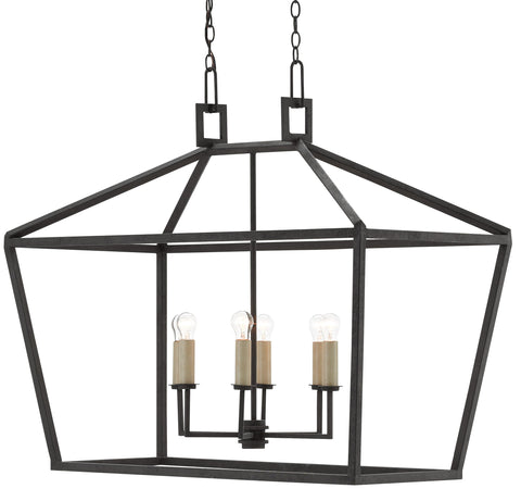 Denison Modern Lantern Pendant Light Accent Ceiling Light