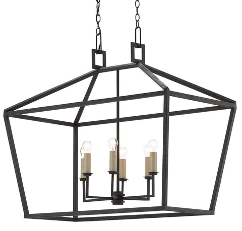 Denison Modern Lantern Pendant Light Accent Ceiling Light
