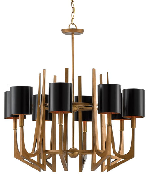 Umberto Artful Traditionalist Modern Candelabra Chandelier