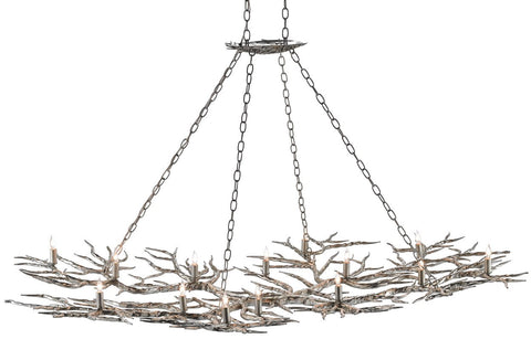 Rainforest Accent Organic Candelabra Chandelier Ceiling Light
