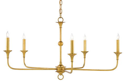 Nottaway Candelabra Chandelier in Gold Elegant Traditional Ceiling Light