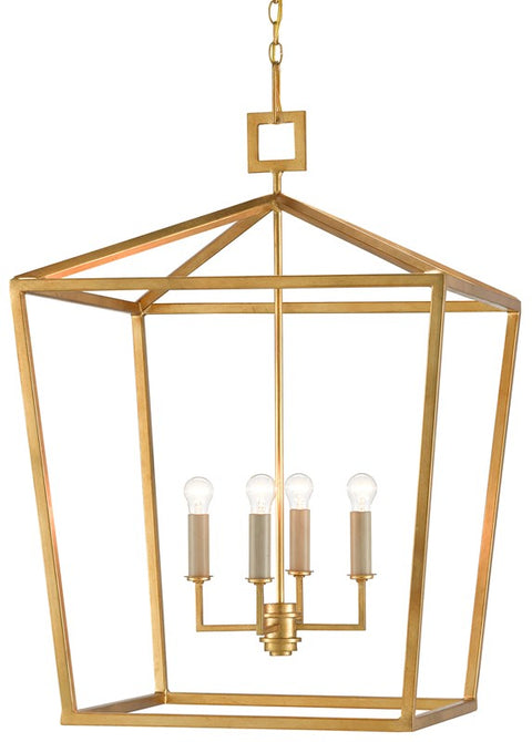 Denison Lantern Chandelier Contemporary Accent Ceiling Light