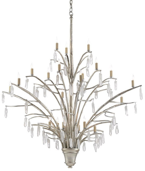Raux Ambient Candelabra Chandelier with Crystals Ceiling Light