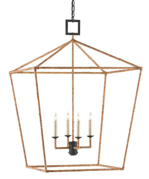 Denison Lantern Pendant Light Coastal Modern Accent