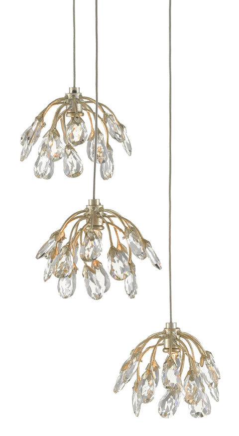 Designer Collaboration Elegant Bell Pendant Light with Crystals