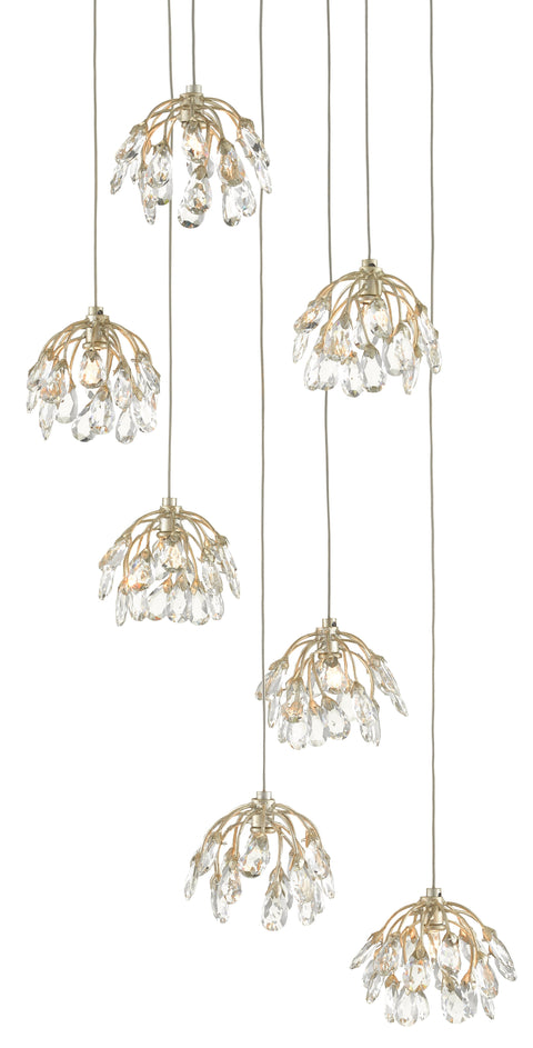 Accent Elegant Pendant Light with Crystals and Adjustable Height