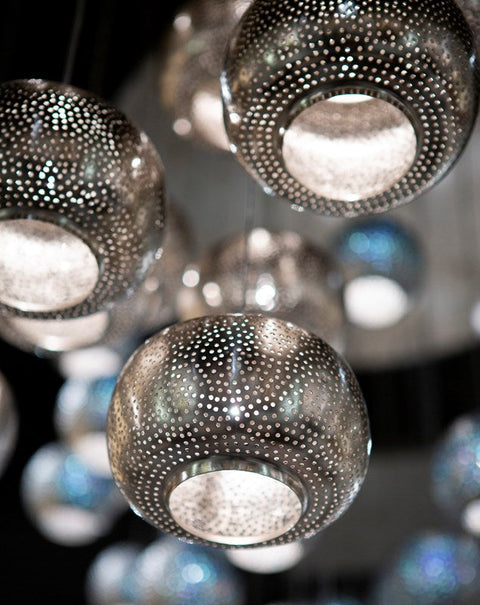 Pepper Modern Accent Pendant Light with Cut-Out Bowl Design