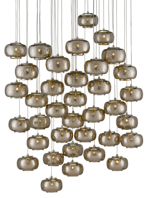 Pepper Modern Multi-head Pendant Light with Cut-Out Design