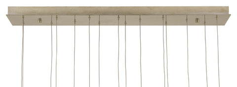 Birds Nest Tiered Pendant Light with Beads for Modern Spaces