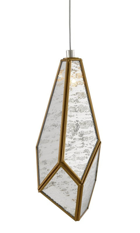 Glace Accent Beveled Modern Pendant Light Ceiling Light