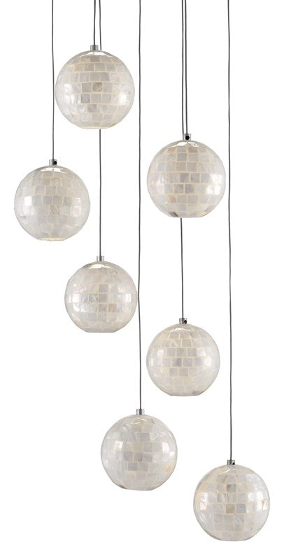 Finhorn Mid Century Handcrafted Round Pendant Light