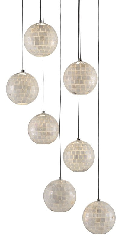 Finhorn Mid Century Handcrafted Round Pendant Light