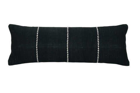 Monochromatic Minimalist Handcrafted Lumbar Pillow Cover