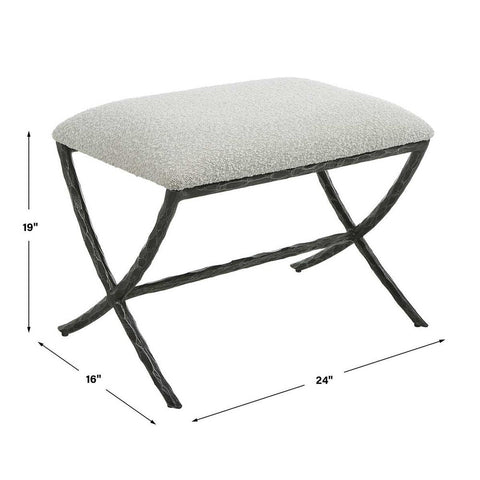 Timeless Minimalist Contemporary Upholstered Accent Bench