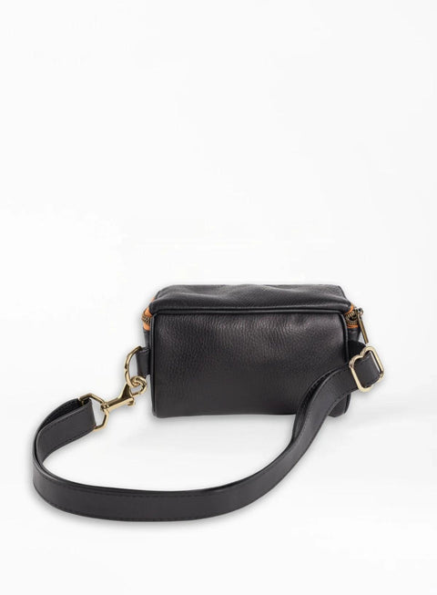 Handmade Leather Hip Bag with Detachable Crossbody Strap
